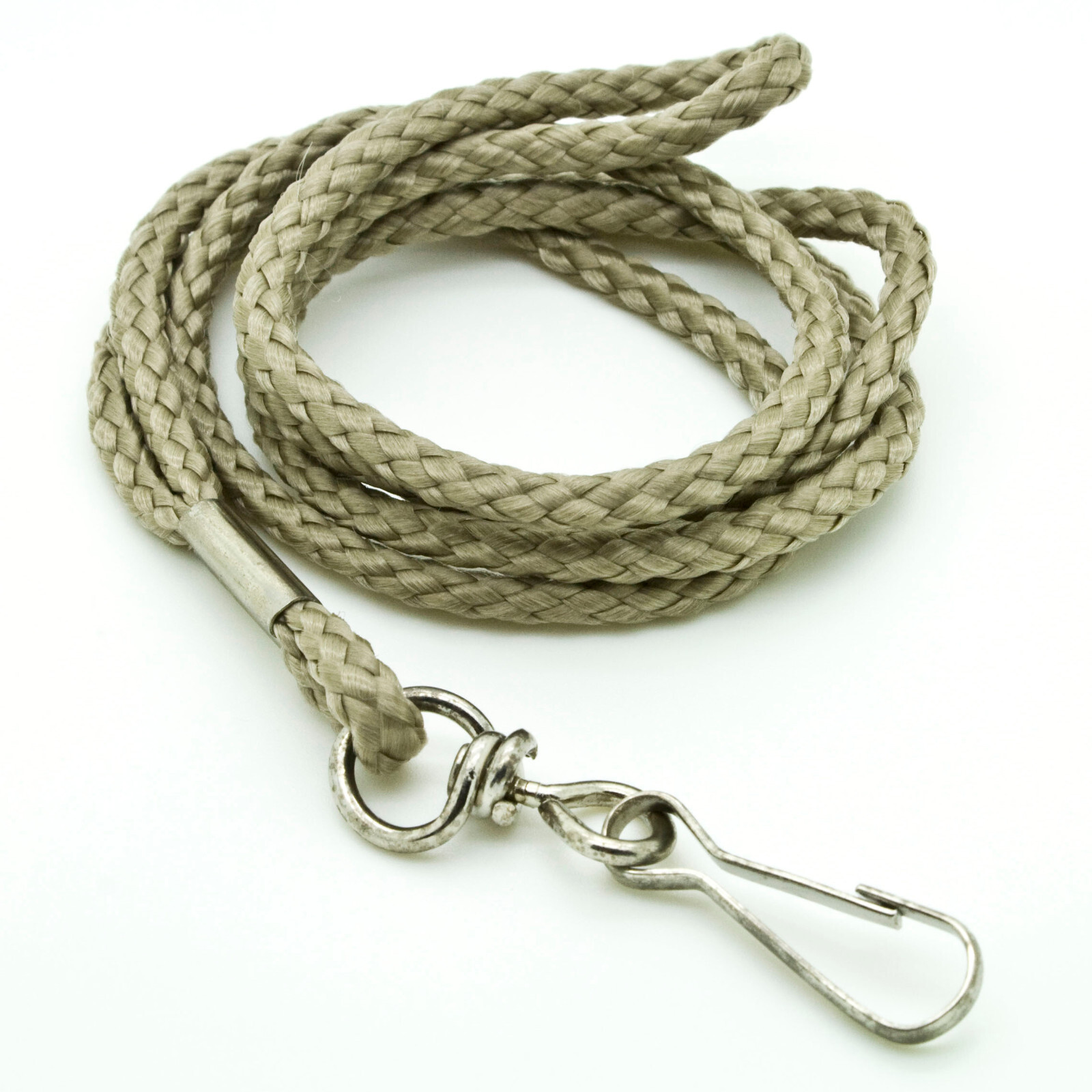 LANYARD – PACK 50 pieces ROPE ROUND NECK LANYARD ID WITH SWIVEL J HOOK