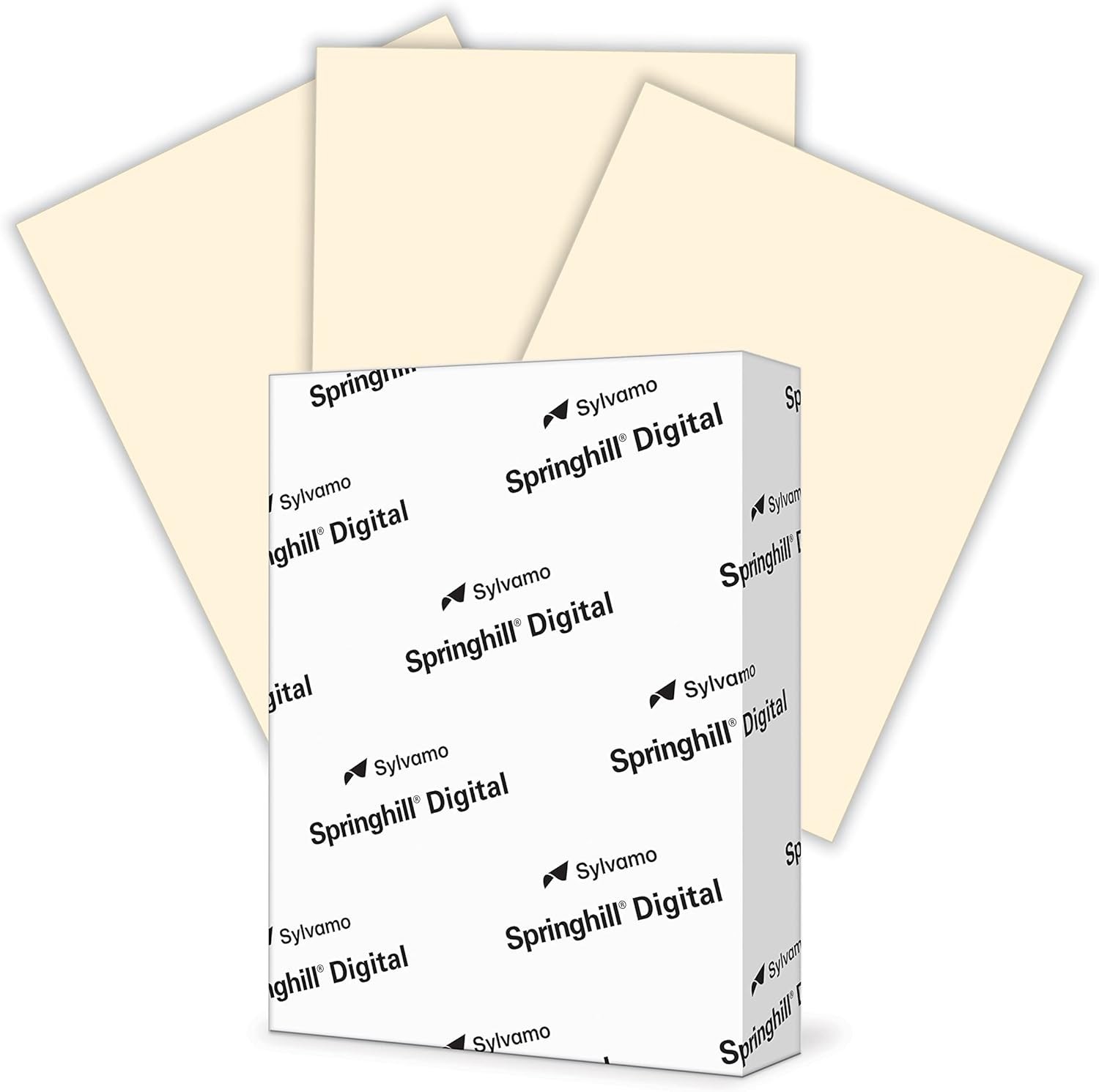 Springhill 8.5” x 11” Ivory Colored Cardstock Paper, 110lb, 199gsm, 2000 Sheets