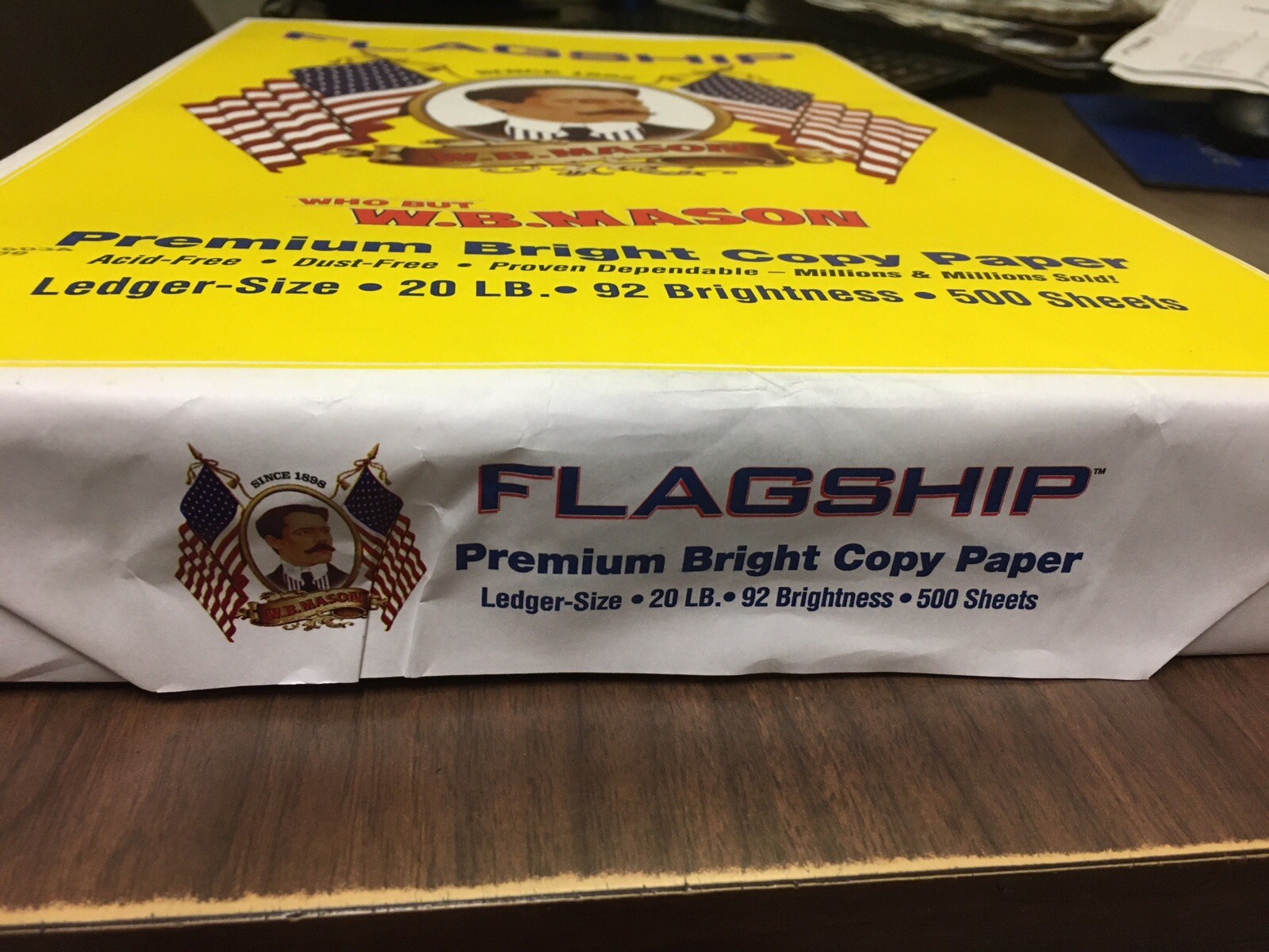 11×17 copy paper WB MASON 500 Sheets per pack 92 bright 20#