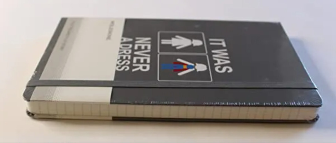 Moleskine Grey Hard Cover Ruled Notebook & Go Pen Bundle 240 Lined Pages