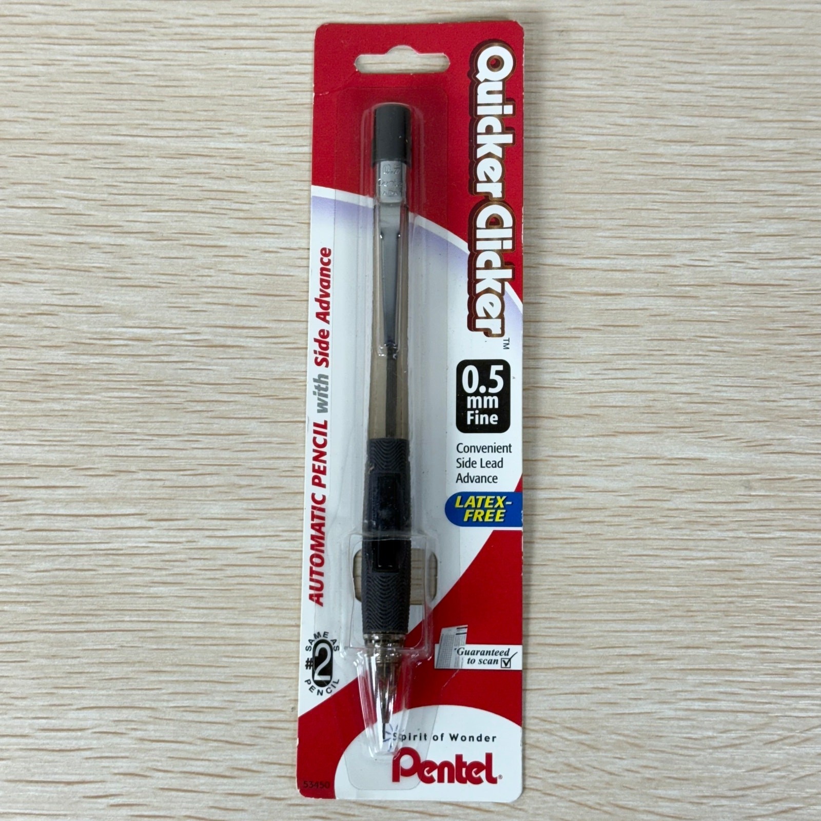 Vintage Pentel Quicker Clicker Fine 0.5 mm Automatic Mechanical Pencil Black