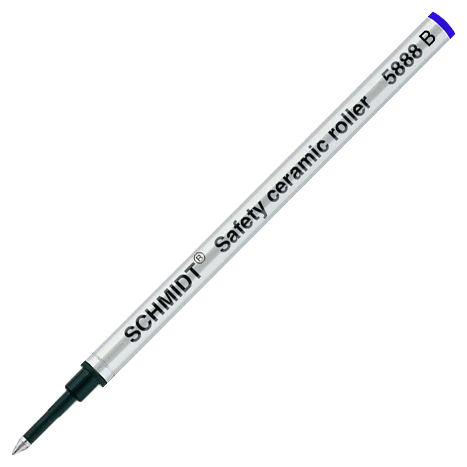 Schmidt 5888 B Safety Ceramic Rollerball Broad Tip (1.0 mm), Black, Blue