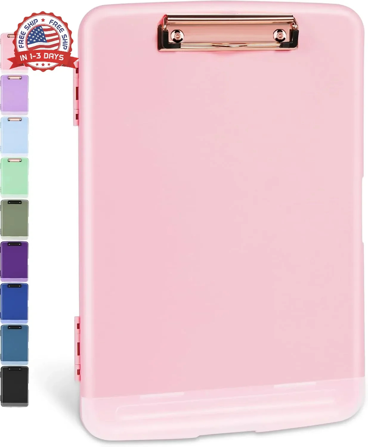 Sooez Clipboards with Storage, High Capacity Clip Boards 8.5×11 with Storage, He