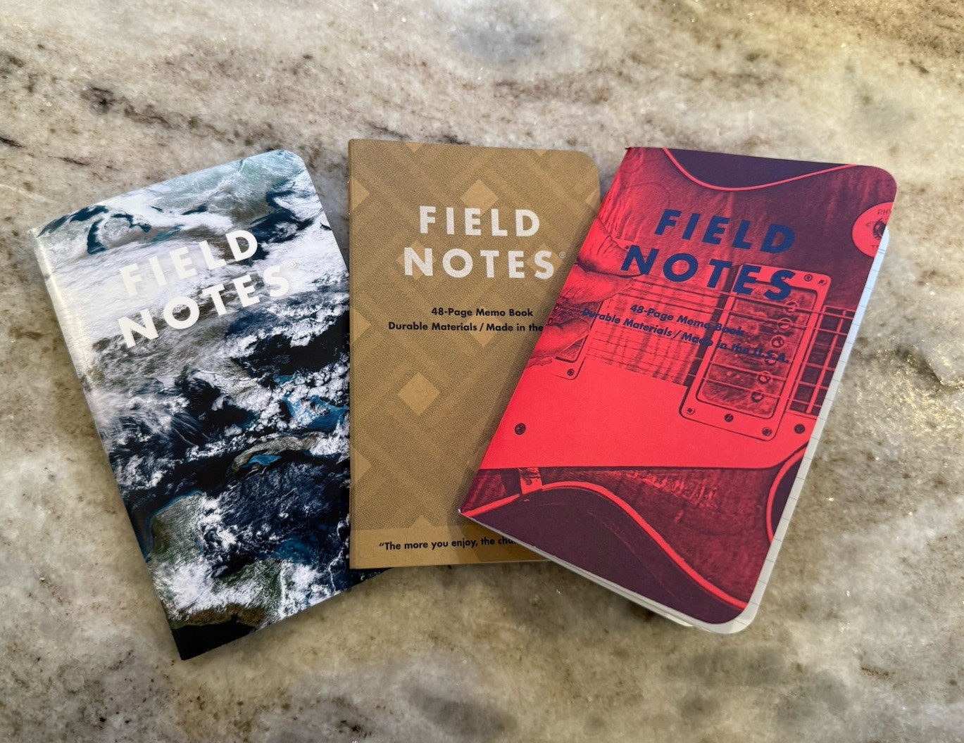 Field Notes Lot of 3 Memo Books Field Museum A Charming Beer Jason Isbell NEW