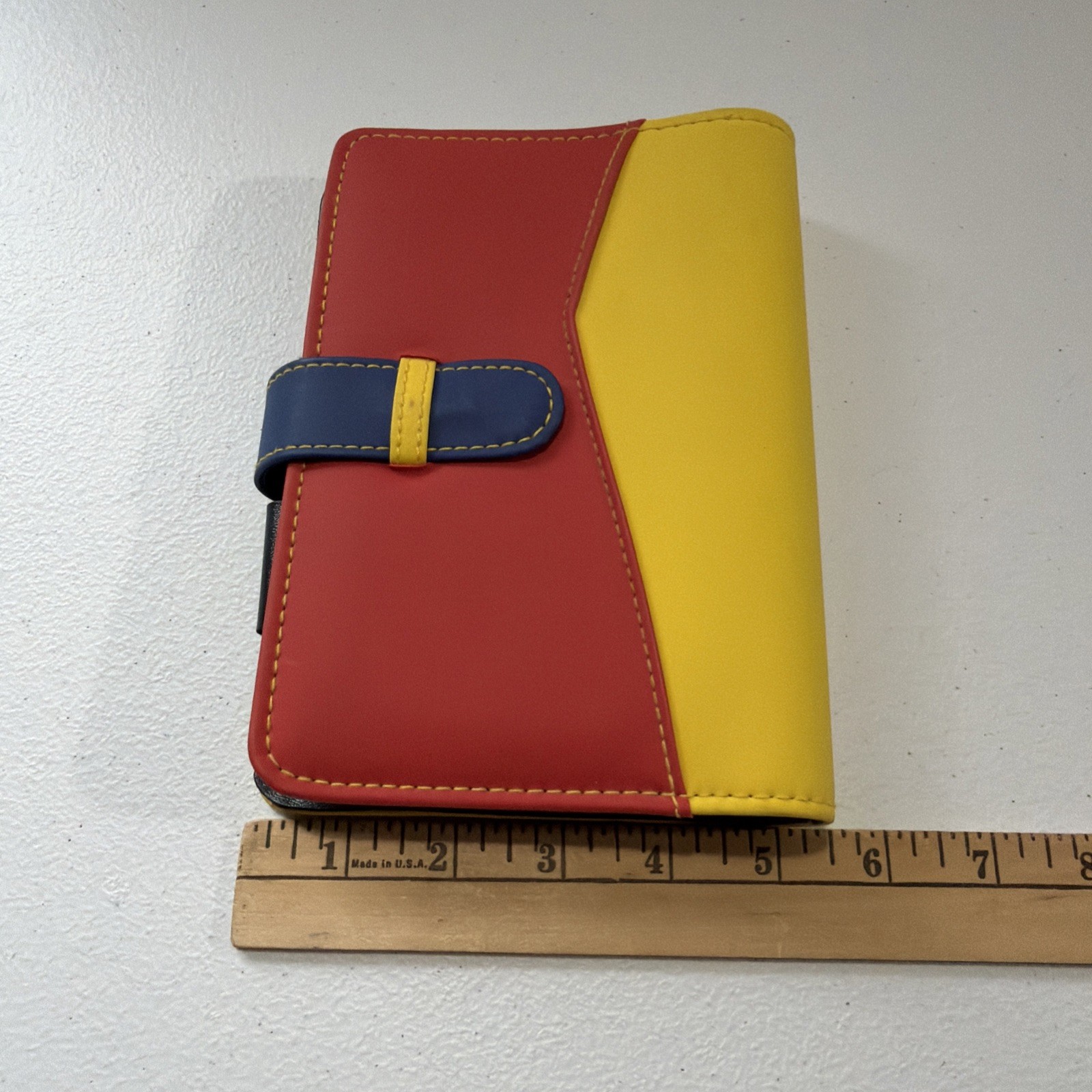 German Day Timer Planner Multi Color Organizer Binder With Id Slot & Pen Holder