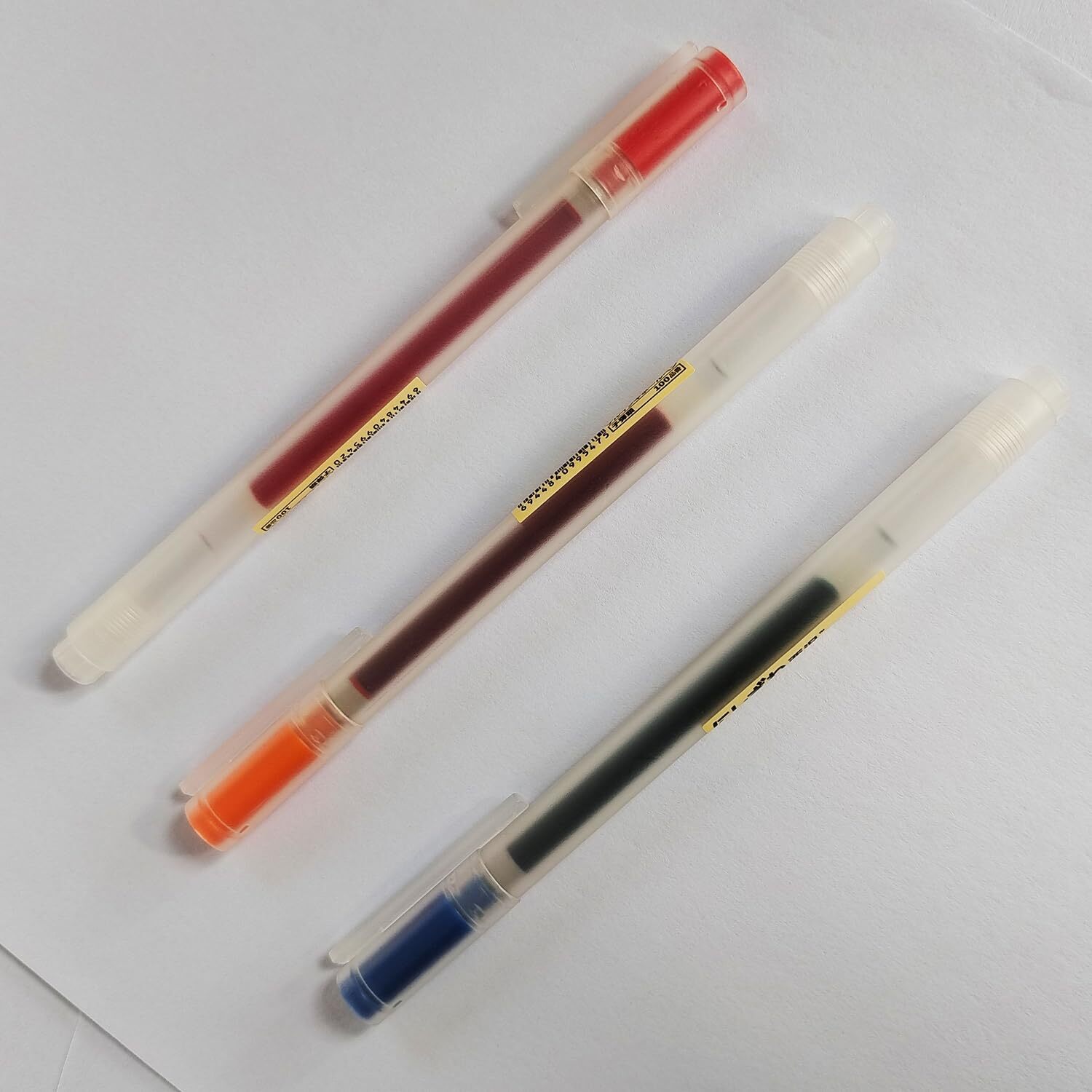 Minimalist Japanese Style Colorful Gel Pens 0.38mm Ultra Fine PointCute 12 Co…