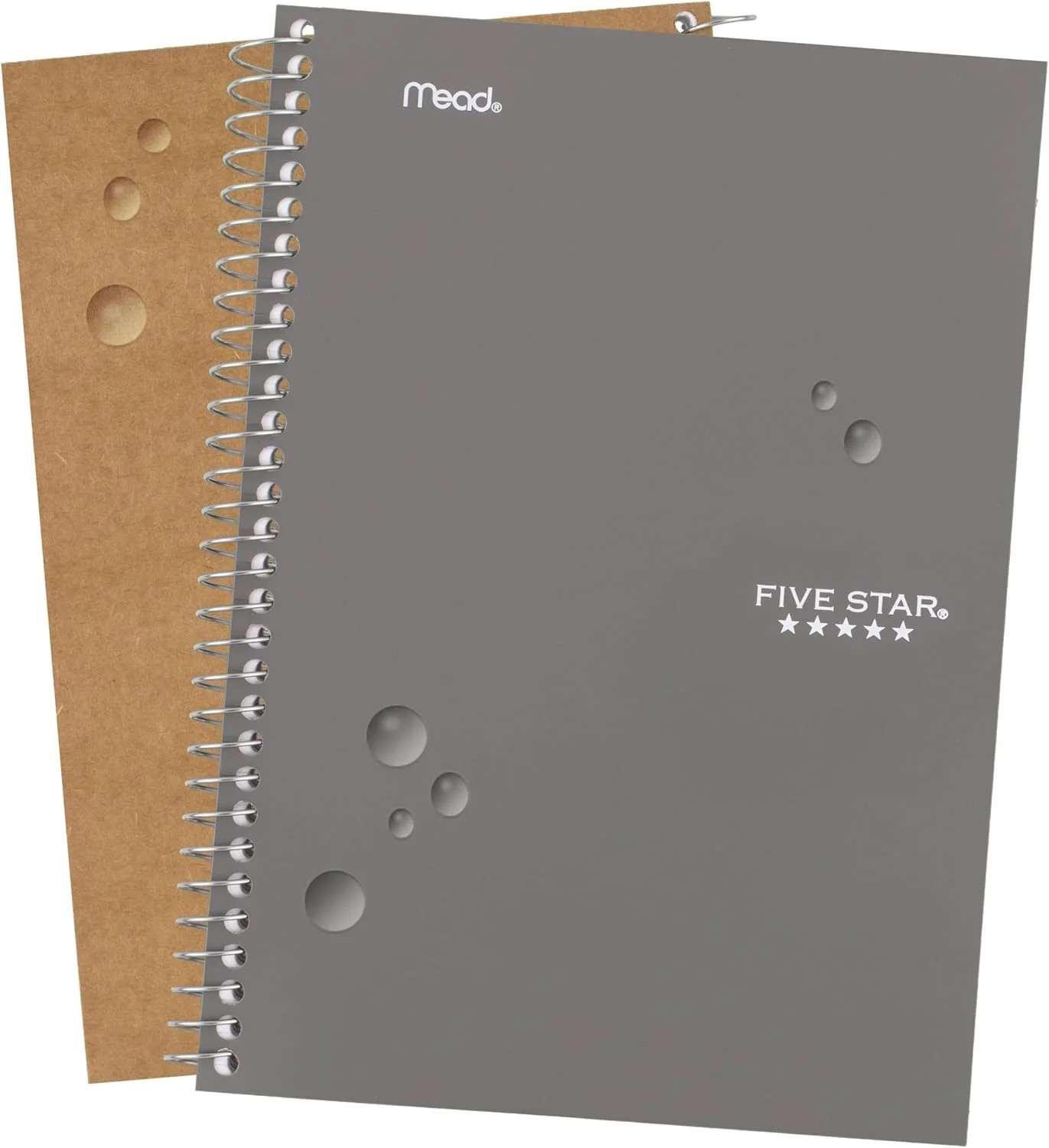 Five Star Spiral Notebook, 2 Subject, College Ruled Paper, 6″ x 9-1/2″, 80 Sheet