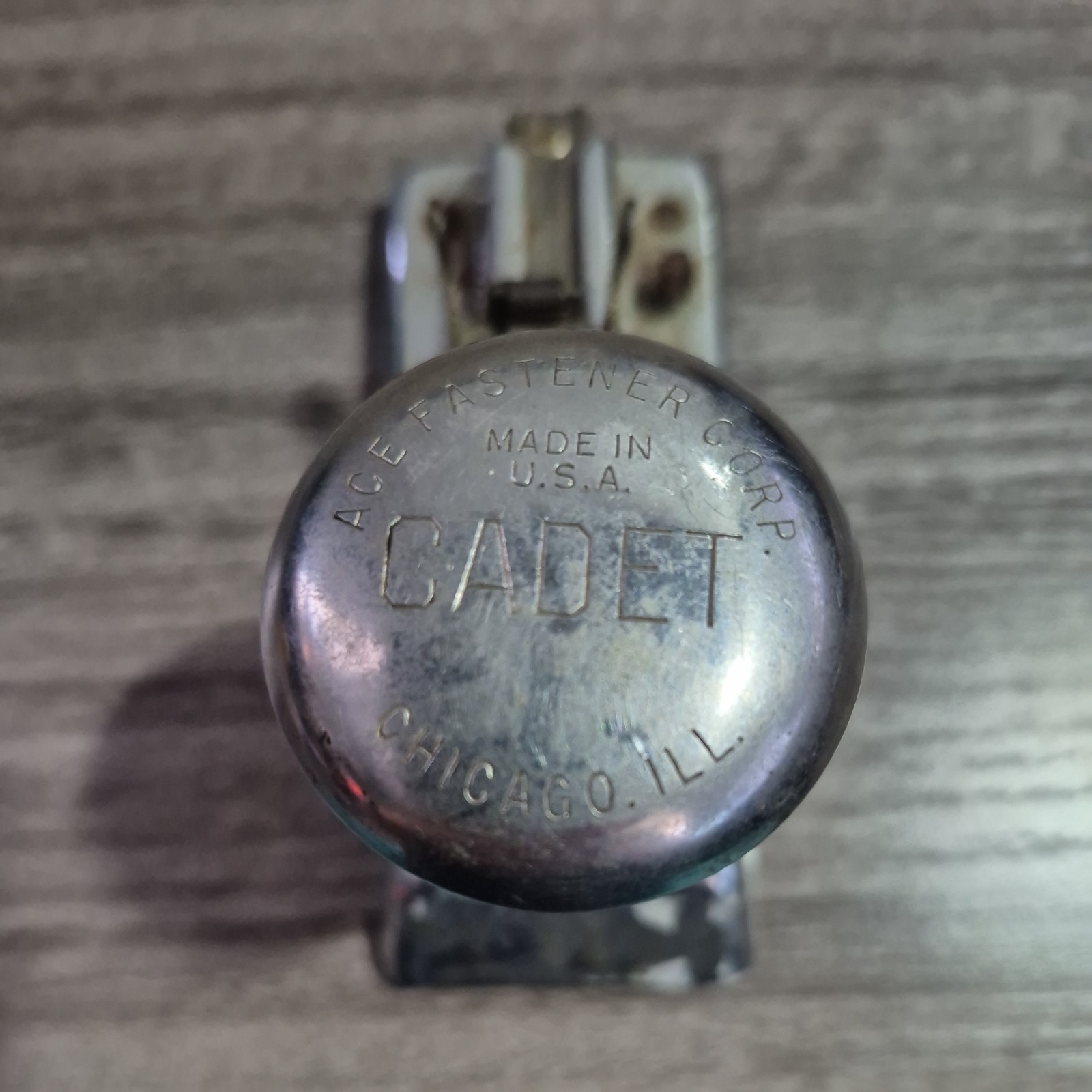 Vintage Stapler Cadet 302 Ace Fastener Corp Chicago USA Deco Tested/Works