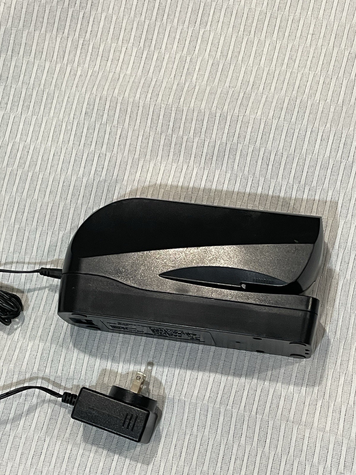 Max USA Electric Flat Clinch Stapler Automatic Heavy Duty Desktop Black