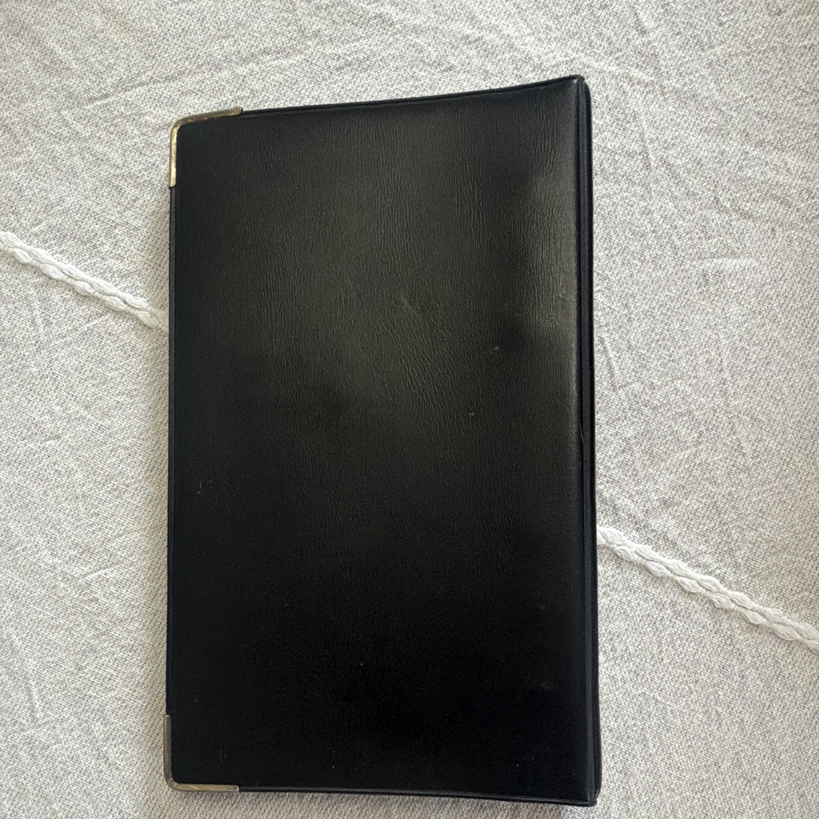 Stuart Hall No. 1026 Pocket Leather 6-Ring Organizer Binder, Year N/A