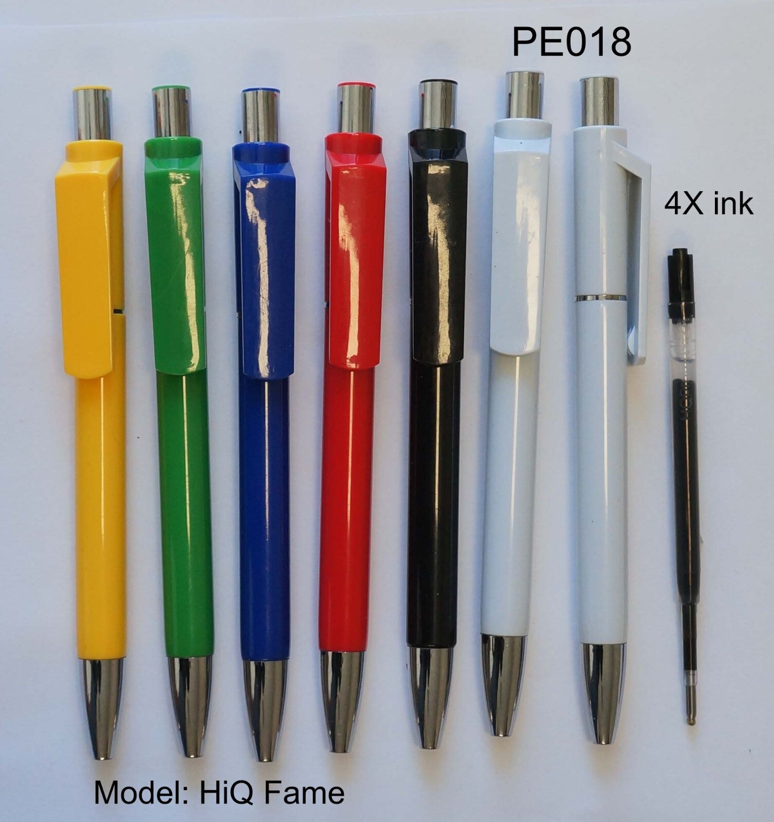 HiQ Fame Custom pen – Screen Print (below clip) , 4X Writer- Set of 250 Pens