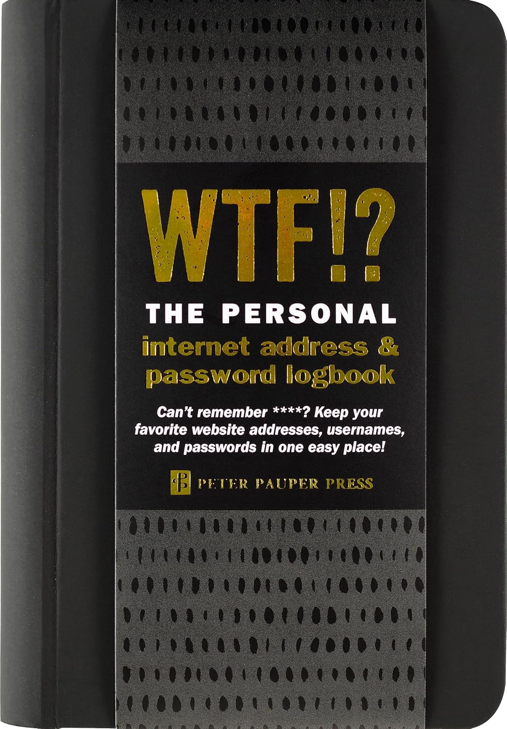 WTF? the Personal Internet Address & Password Organizer (With Removable Cover Ba