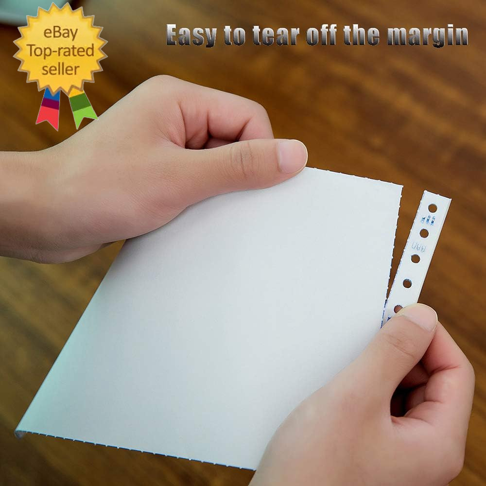 9-1/2 X 11 Inches Carbonless Continuous Forms Computer Paper, Printable NCR Copy