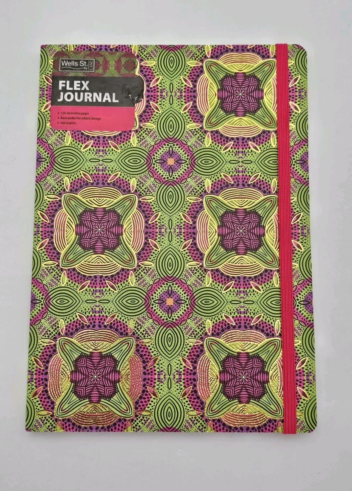 Radiant Reflections Flex Journal, 120 pages, foil accents, back pocket