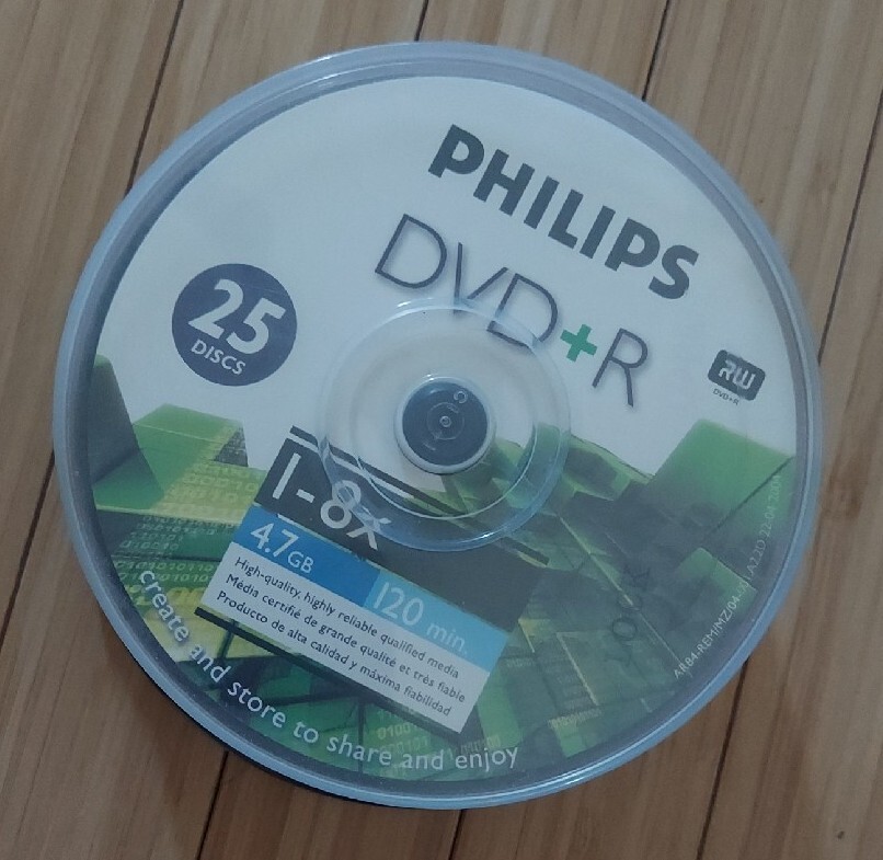 PHILIPS DVD+R Spindle 25 Pack 8X / 4.7GB / 120 Min – Brand New Sealed Free Ship