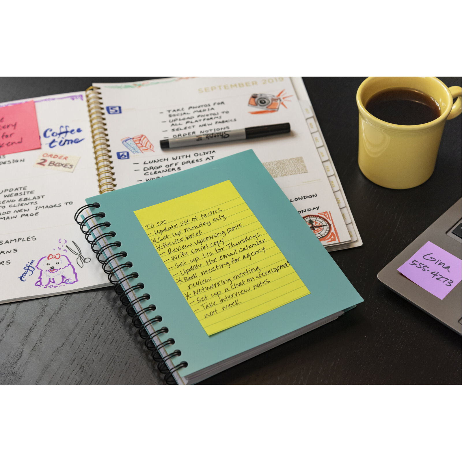 Post-it® Super Sticky Recycled Notes 4621R-4SST, 4 in x 6 in (101 mm x 152 mm)