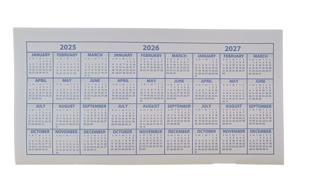 1 Checkbook Transaction Registers 2025 2026 2027 Calendar Check Book Register