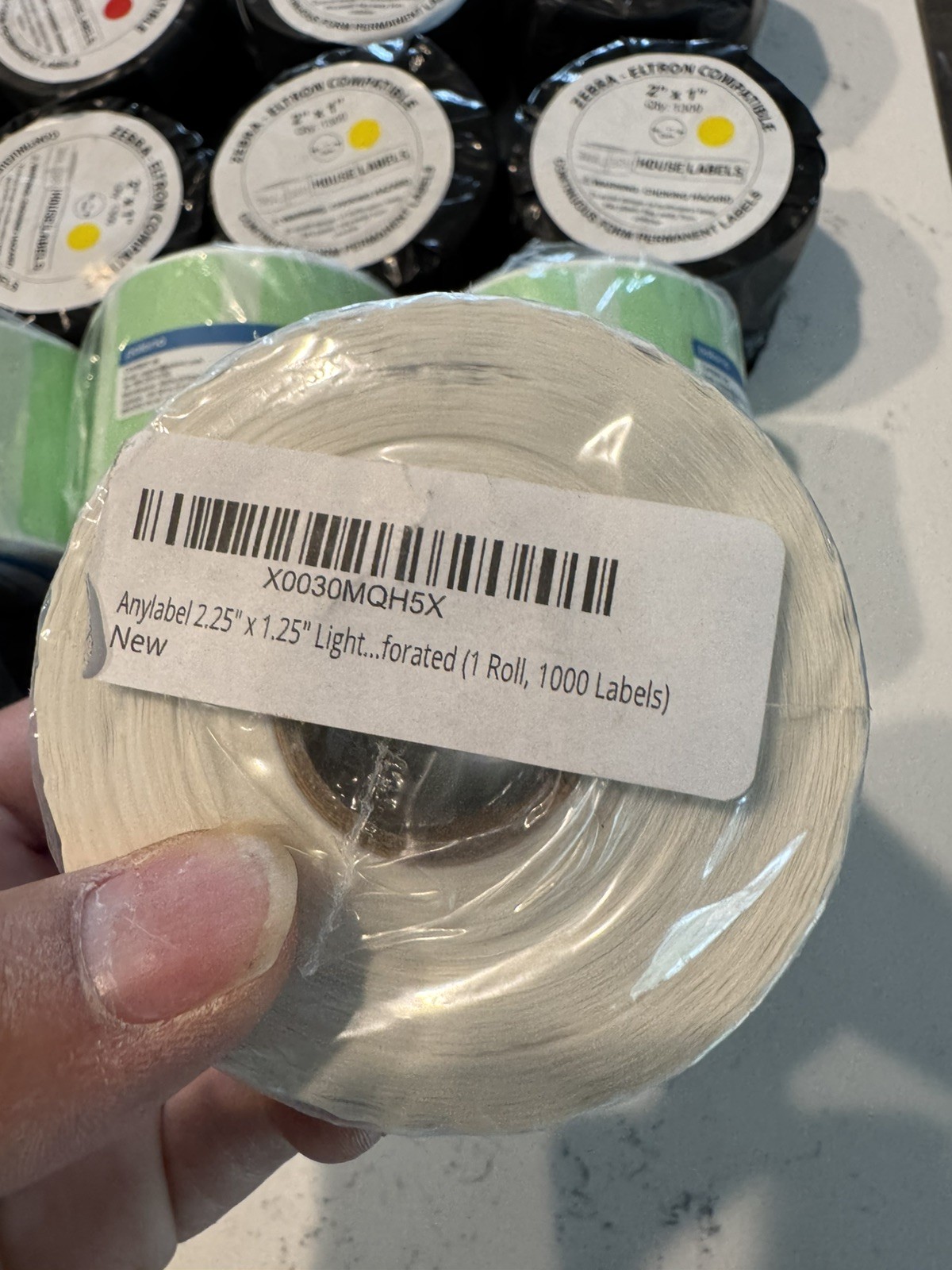 ZEBRA ELTRON Direct Thermal Labels get all labels shown