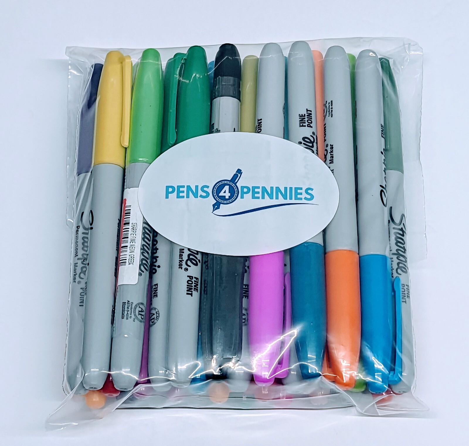 30ct Sharpie Marker Lot: Factory Assembly Errors/ Overstock/ Random Ink Colors