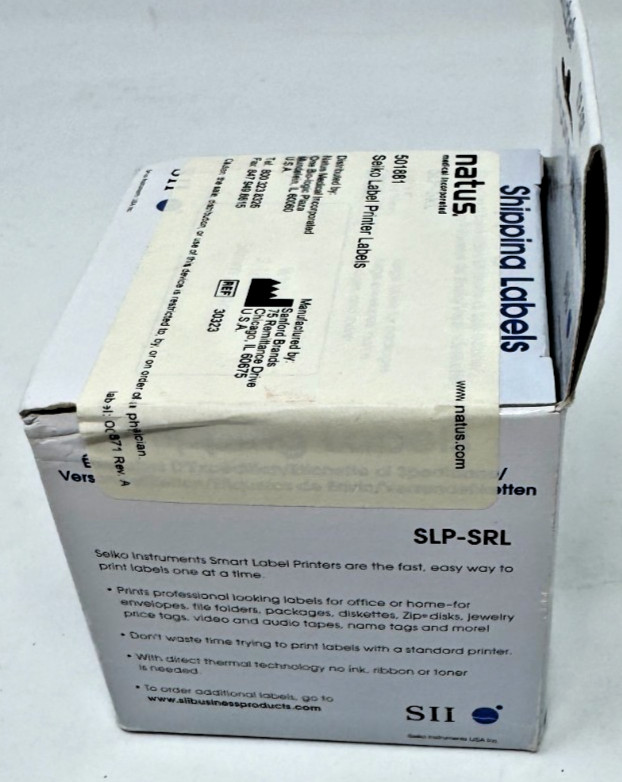 Genuine Seiko SLP-SRL High Quality Shipping Labels 2-1/8” x 4” 220/roll NEW