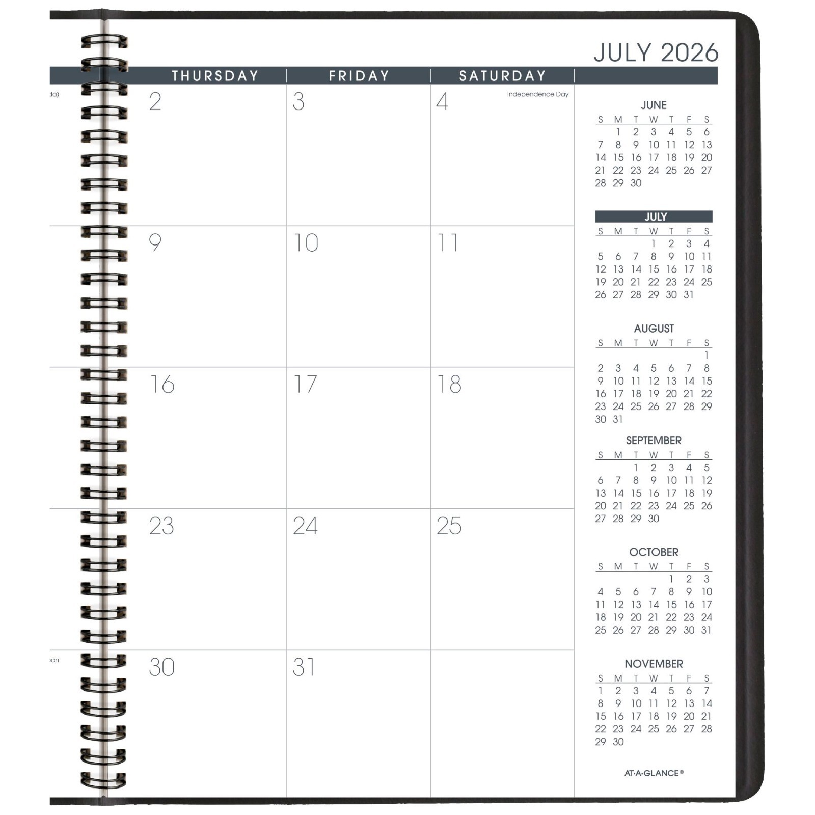 At-A-Glance 2026-2027 70-074-05 Academic Monthly Planner, 9 x 11″