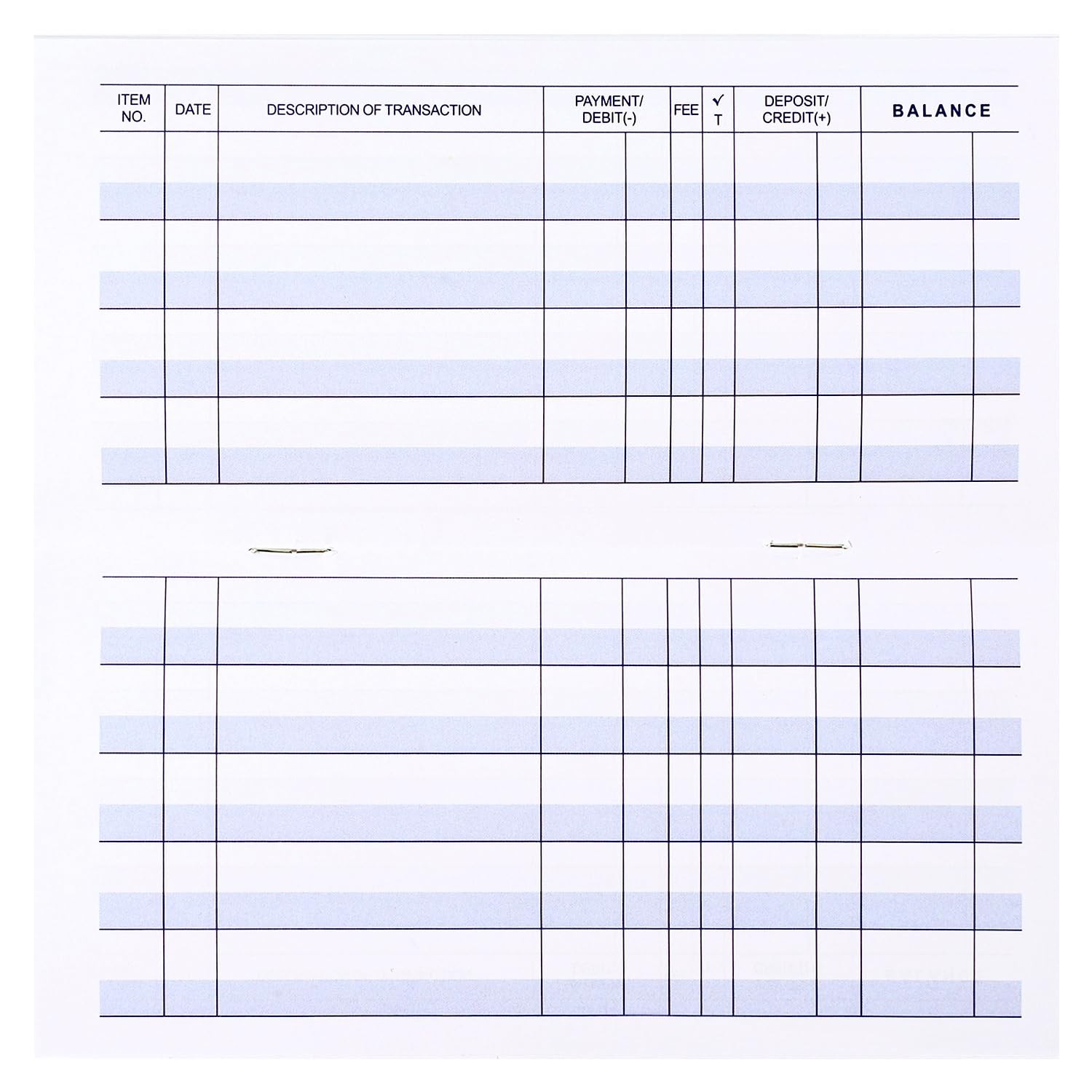 20 Pack Checkbook Register – Blank Ledger for Personal & Business Banking, Easy