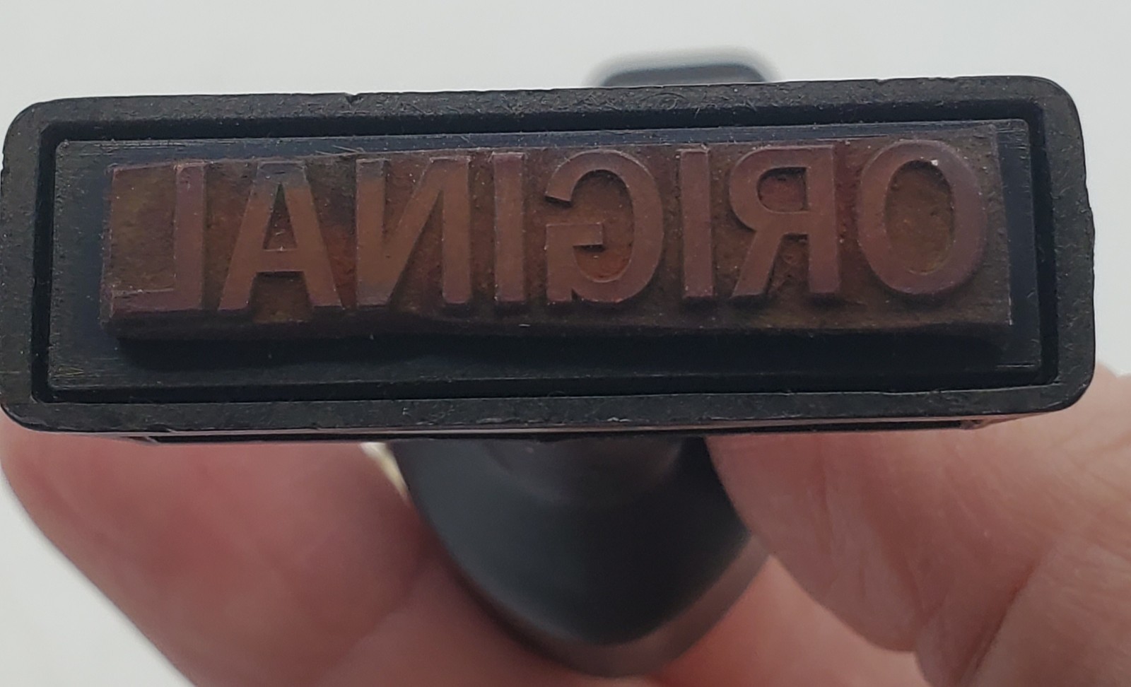 5 Vintage Office Stamp Lot●Rubber/Wood&Plastic●Excellent Condition