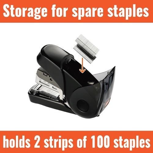 RED Max Flat Clinch Mini Stapler HD-10FL3 Compact/Easy to Use+ 1000 Staples DEAL