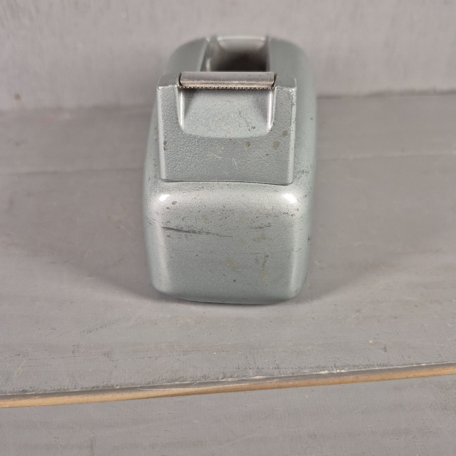 Vtg Scotch Desk Top Tape Dispenser C-20 Industrial Weighted Gray Metal 3M