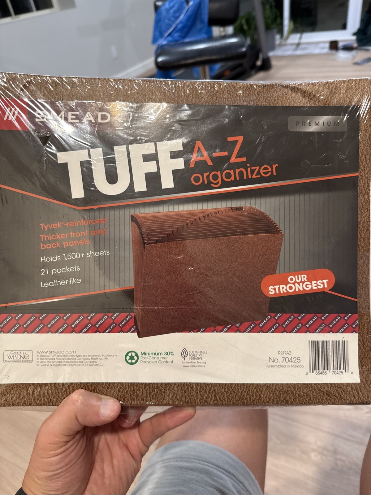 BRAND NEW Smead 70425 Leather-like Tuff Expanding Files – Letter –
