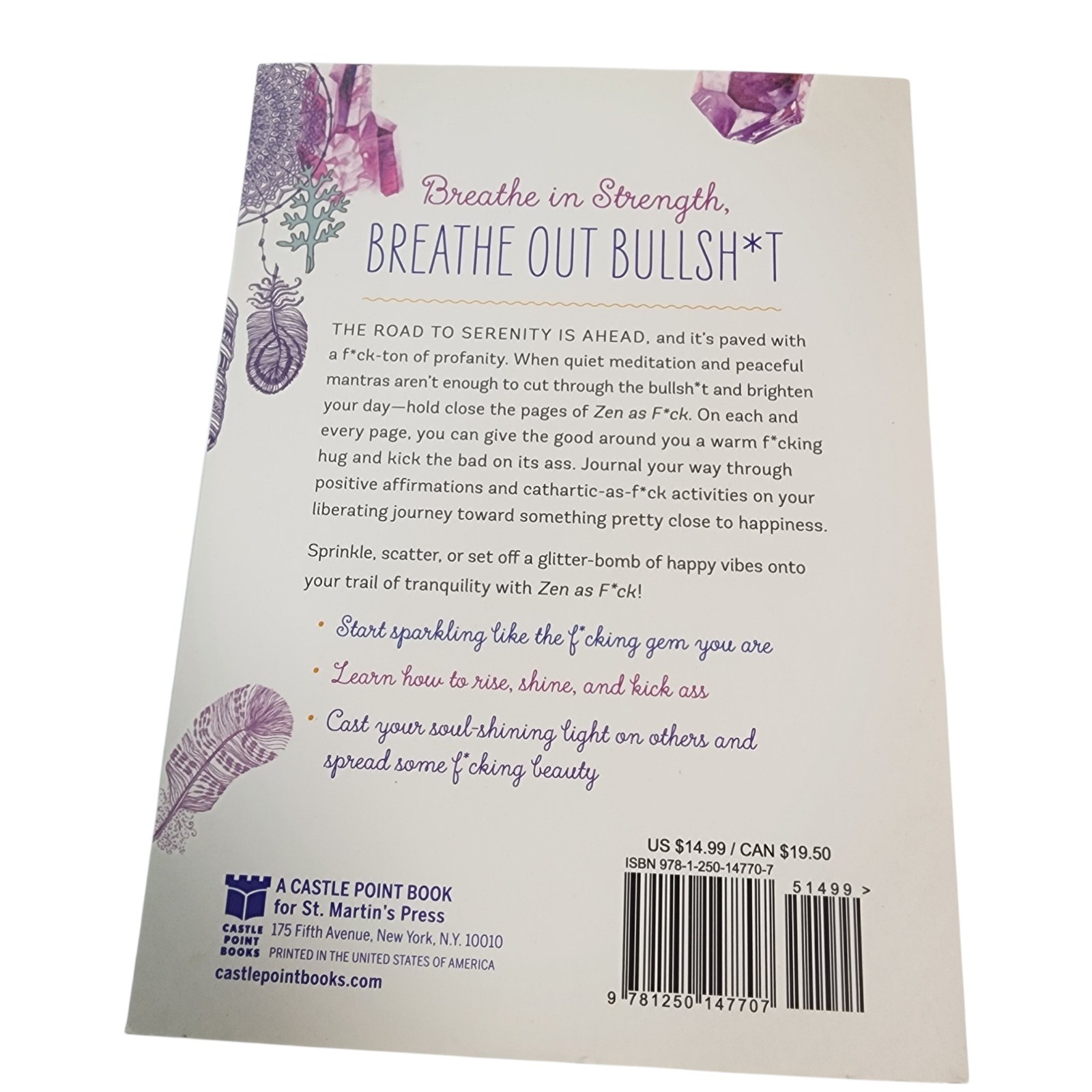 Zen as Fck A Journal For Practicing The Mindful Art Of Not book Monica Sweeney
