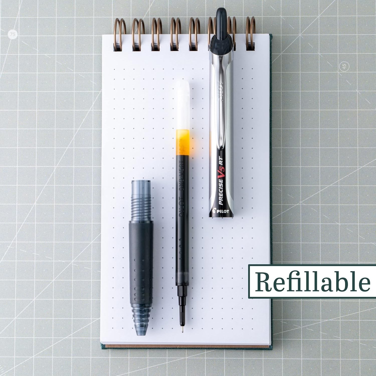 Pen Precise V5 RT Liquid Rollerball Ink Refill for Retractable Pens, Extra Fi…