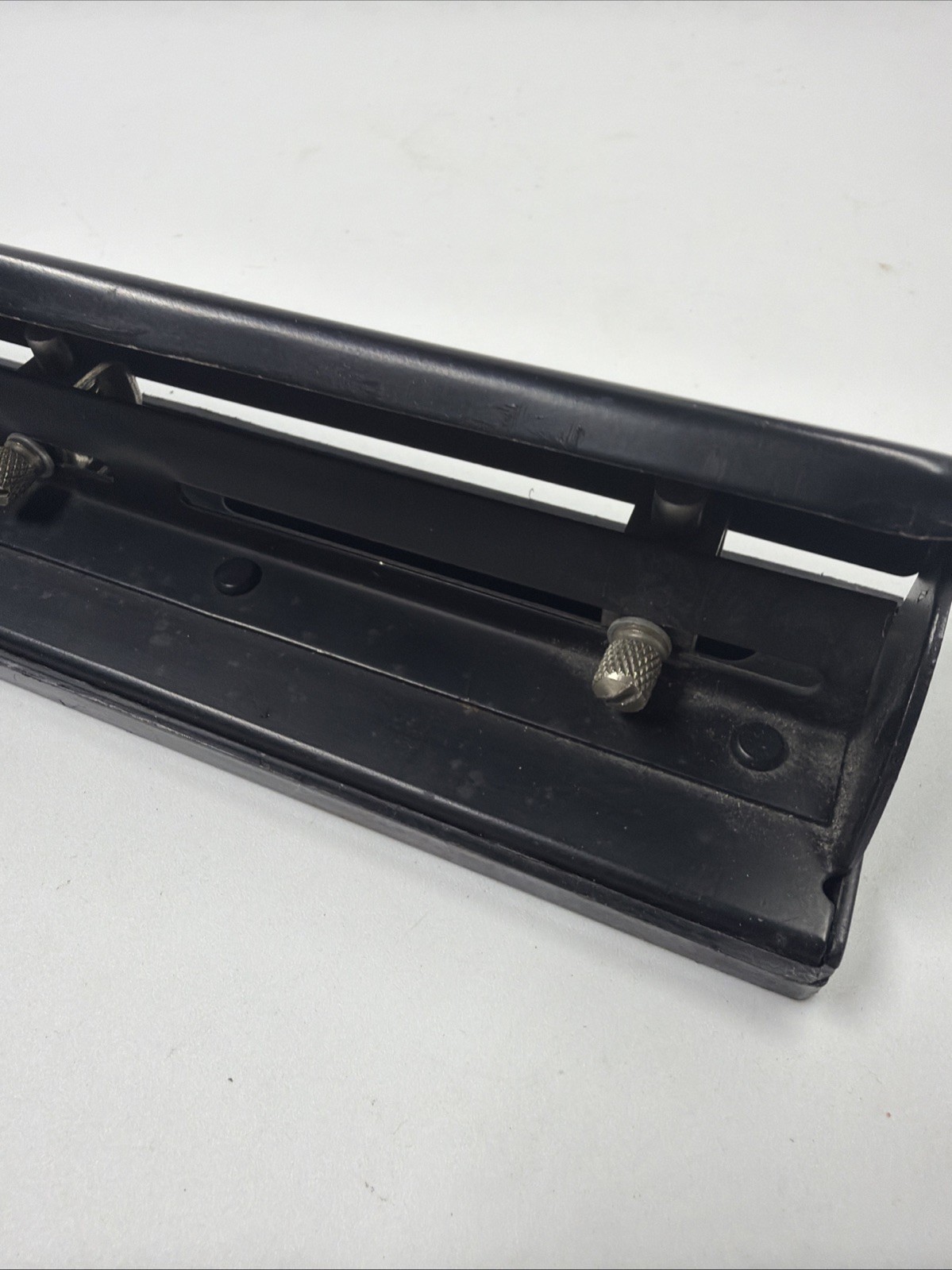 Unbranded/Generic 3-Hole Punch 11.5” Black Tested/Works Adjustable