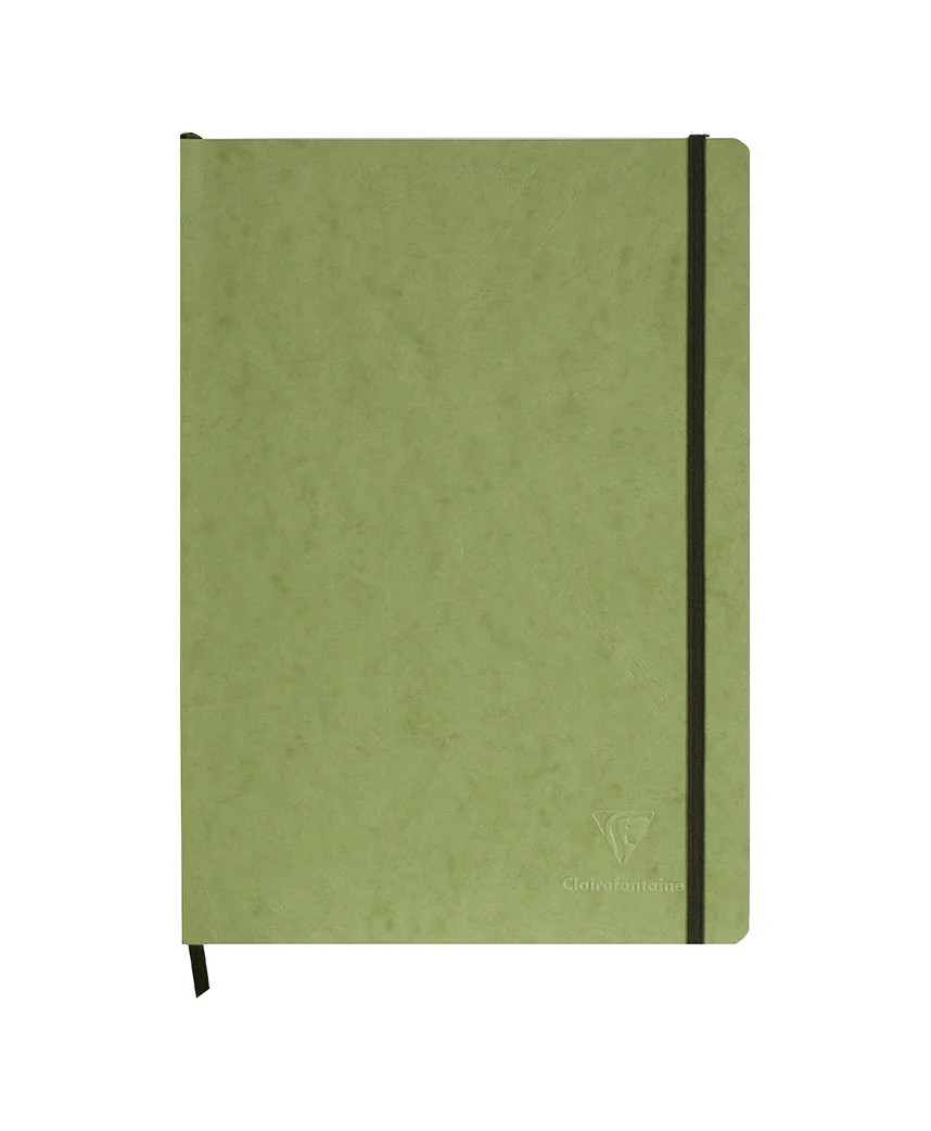 Clairefontaine My Essential Notebook 5.8″x8.3″ Graph, Green