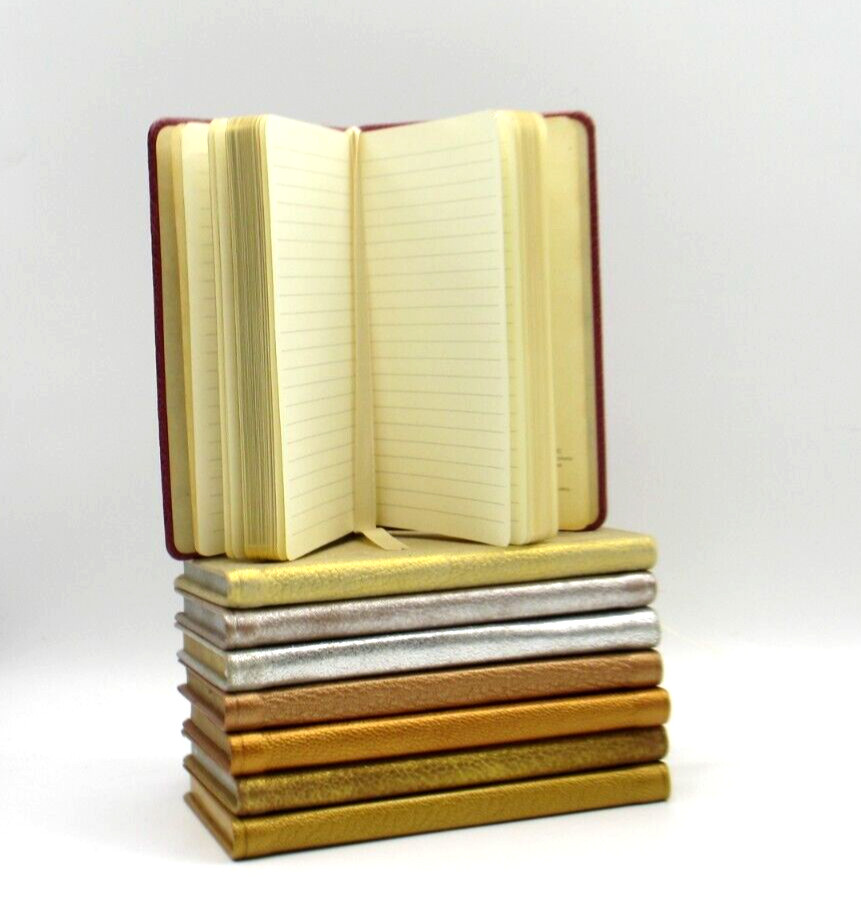 Personal Pocket Notebook Journal Softcover 3×5″ Lined Pages Graphic Image Silver