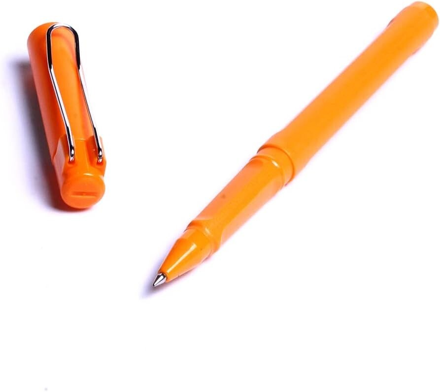 Orange Pens,Orange Write in the Rain Gel Ink Pens,Weatherproof Black Ink,0.5 Ext