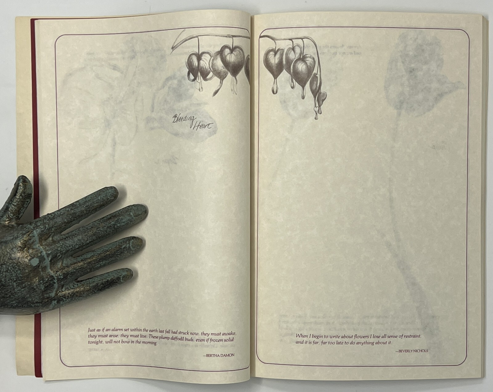 Flower Notebook: Illustrated Journal w/ Space for Notes – 1985 PB Running Press