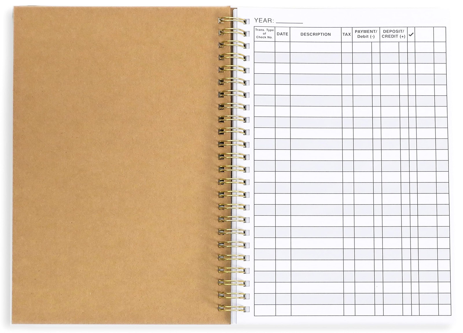 2 Pack Accounting Ledger Books for Home Budget Tracking, Business 2-PACK