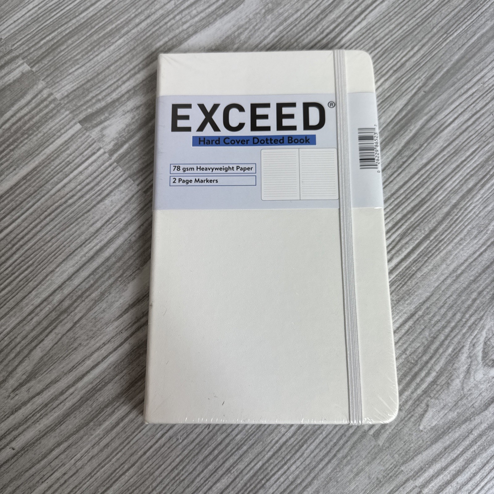 Exceed Hard Cover Journal, Dotted Book, 120 Pages, 5″ X 8.25″, White, 86523