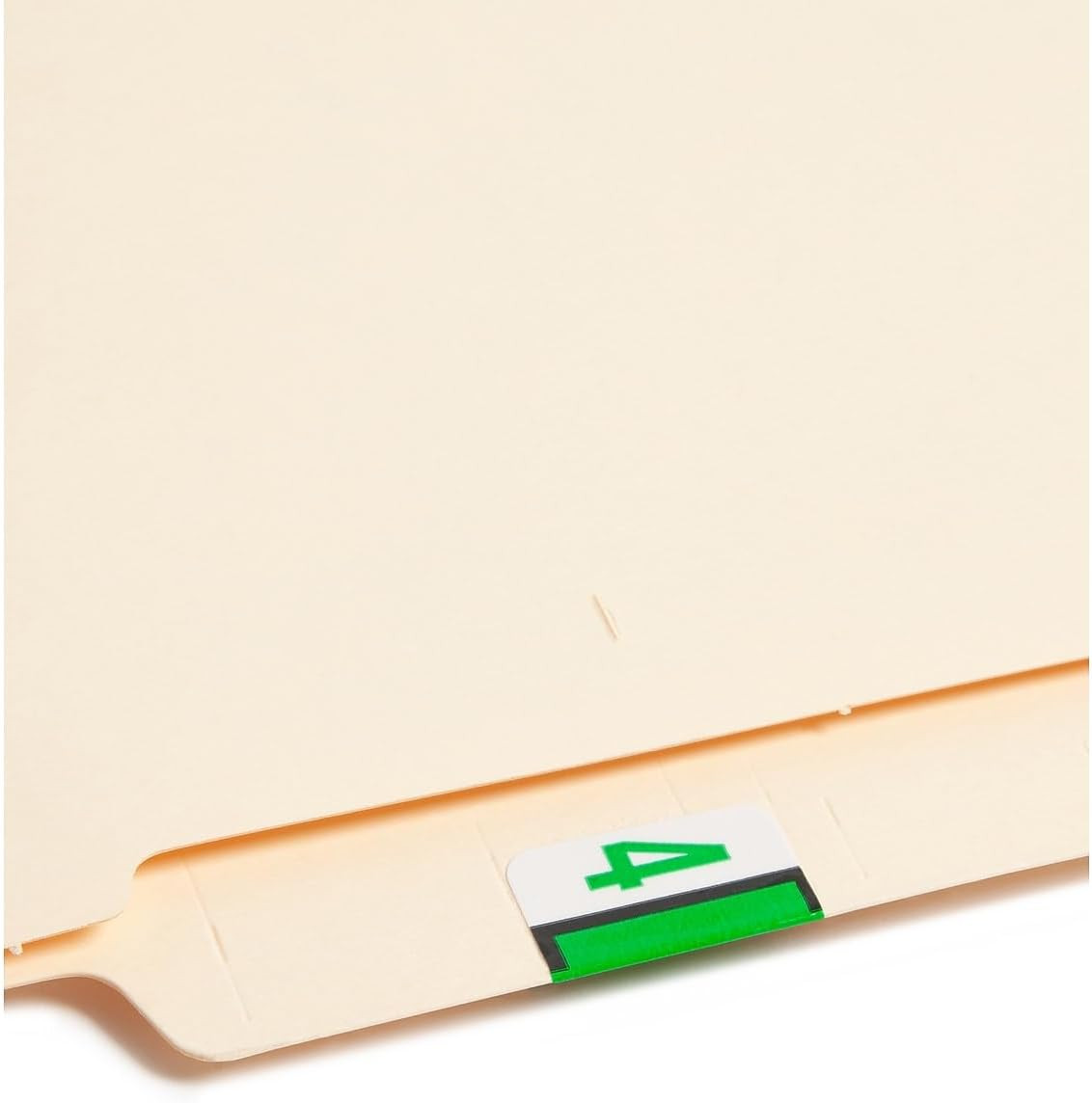 Smead BCCRN Bar-Style Color-Coded Numeric Label, 4, Label Roll, Light Green, 500