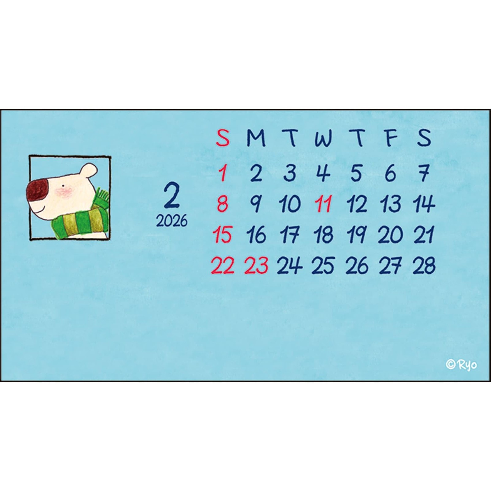 GreetingLife 2026 Calendar Coco-chan Car Box C-1737-RY