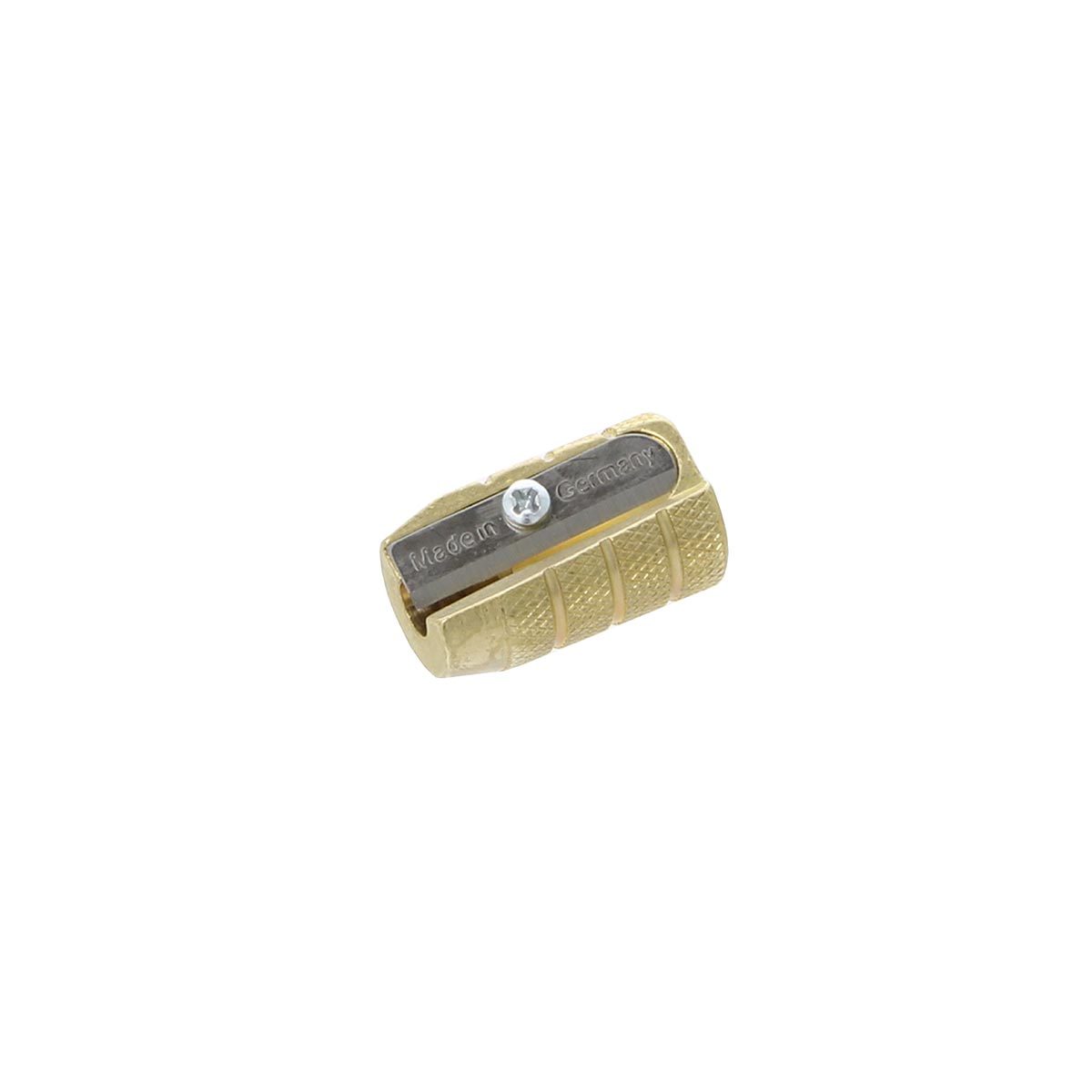 Mobius + Ruppert (M+R) Brass Artists Pencil Sharpener Germany 604-Bullet/Grenade