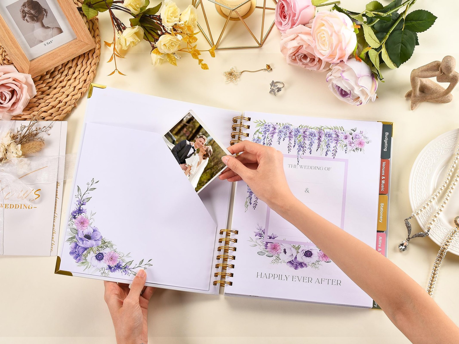 Bekesin Wedding Planner Book And Organizer For – 184 Pages Wedding Planning