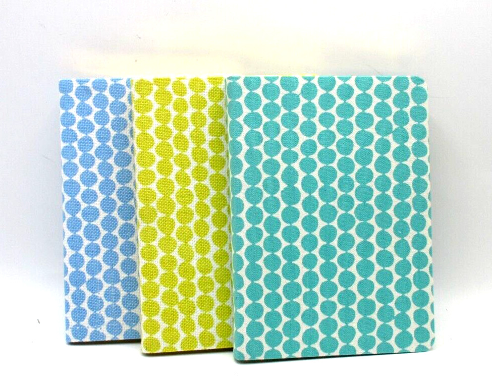 Journal 7″ Flexible Fabric Cover 224 Lined Pages Graphic Image Blue