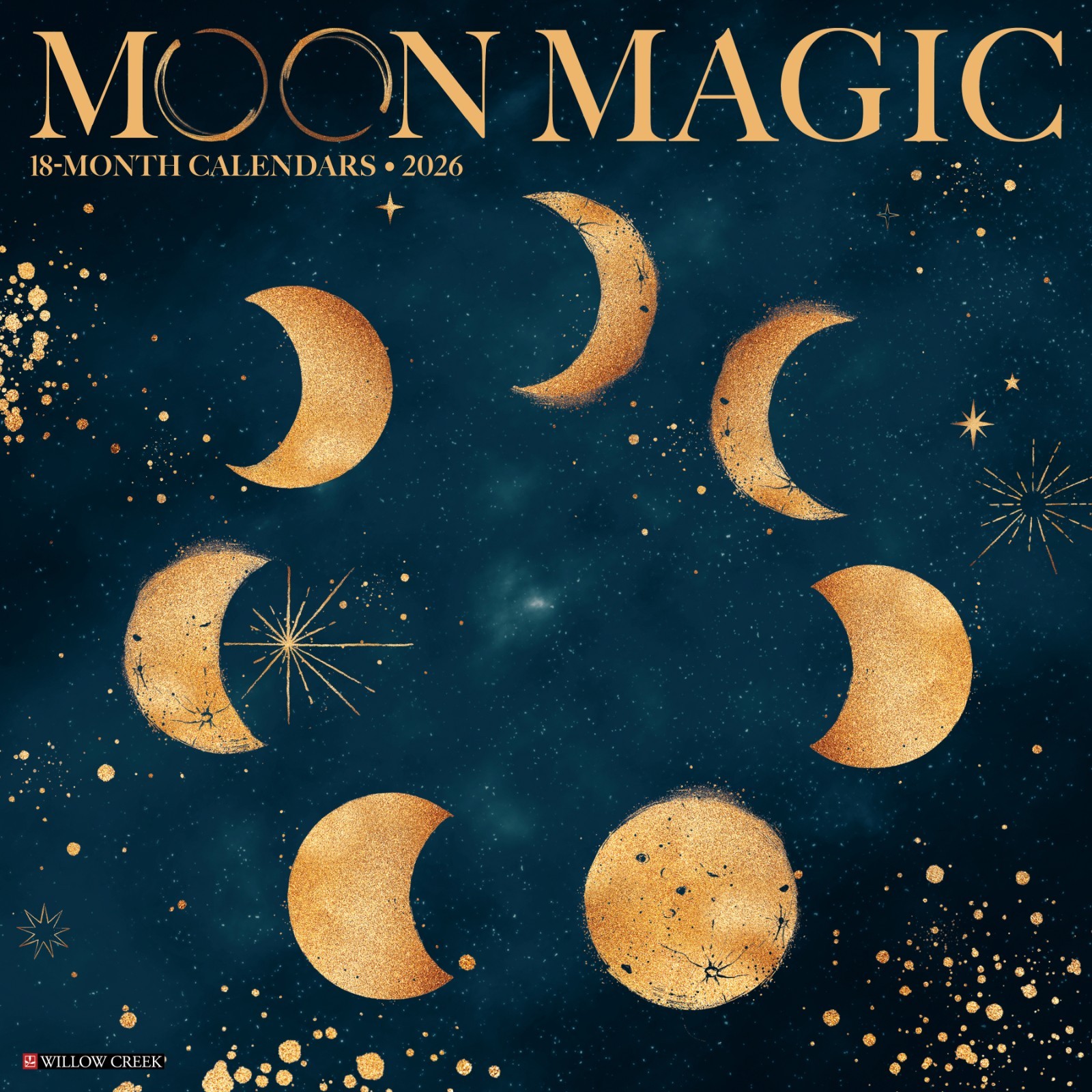Moon Magic 2026 12″ x 12″ Wall Calendar (free shipping)