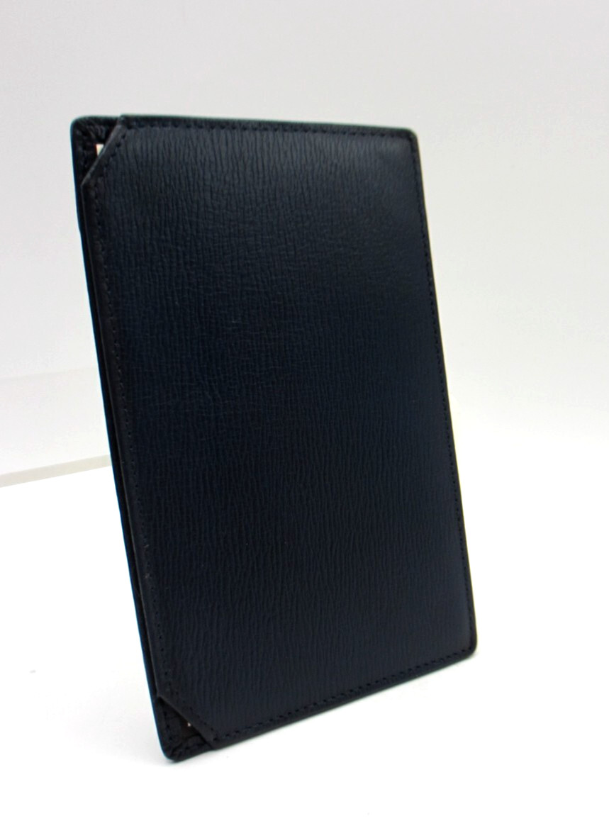 Jotter Leather 3×5″ Personal Pocket Refillable 24 Cards Graphic Image BLACK