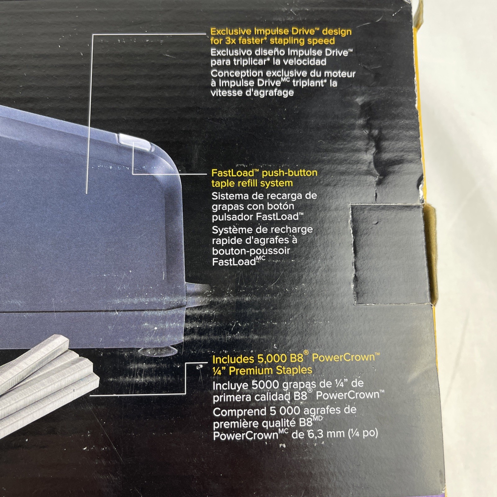 Bostitch B8E-VALUE B8 Impulse 45 Sheet Electric Stapler and Staples Black 120V