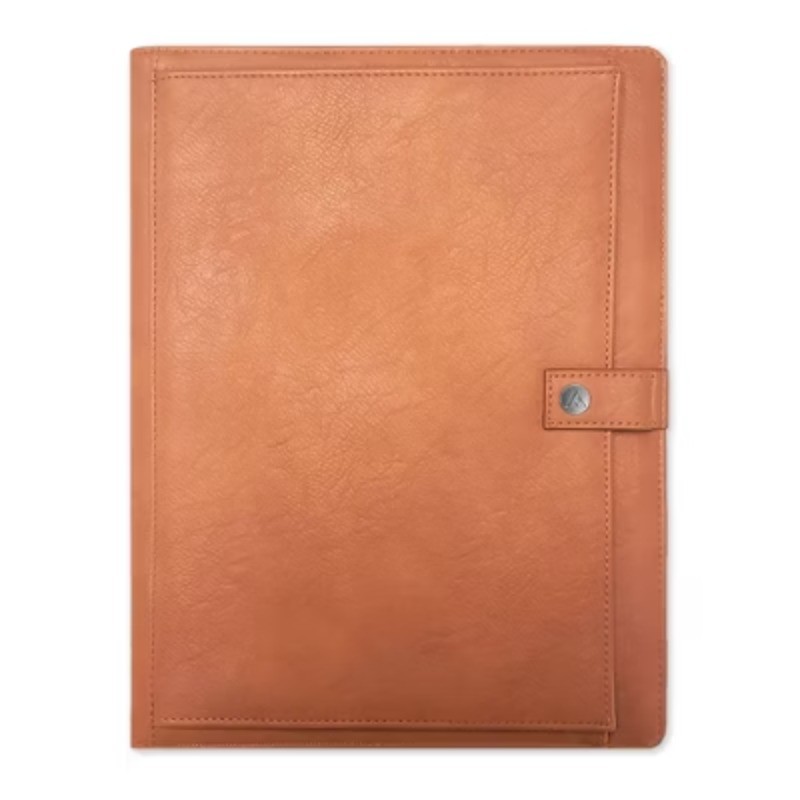 Padfolio with Notepad Letter Size Tan