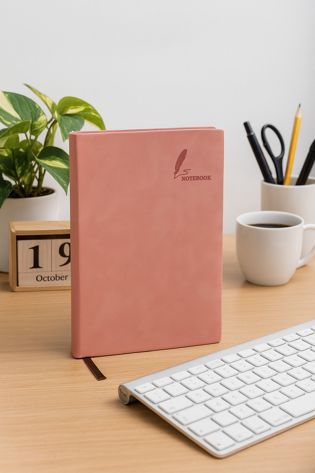 Set of 2 Lined Notebook A5. Color Pink and Blue. Free Shipping USA
