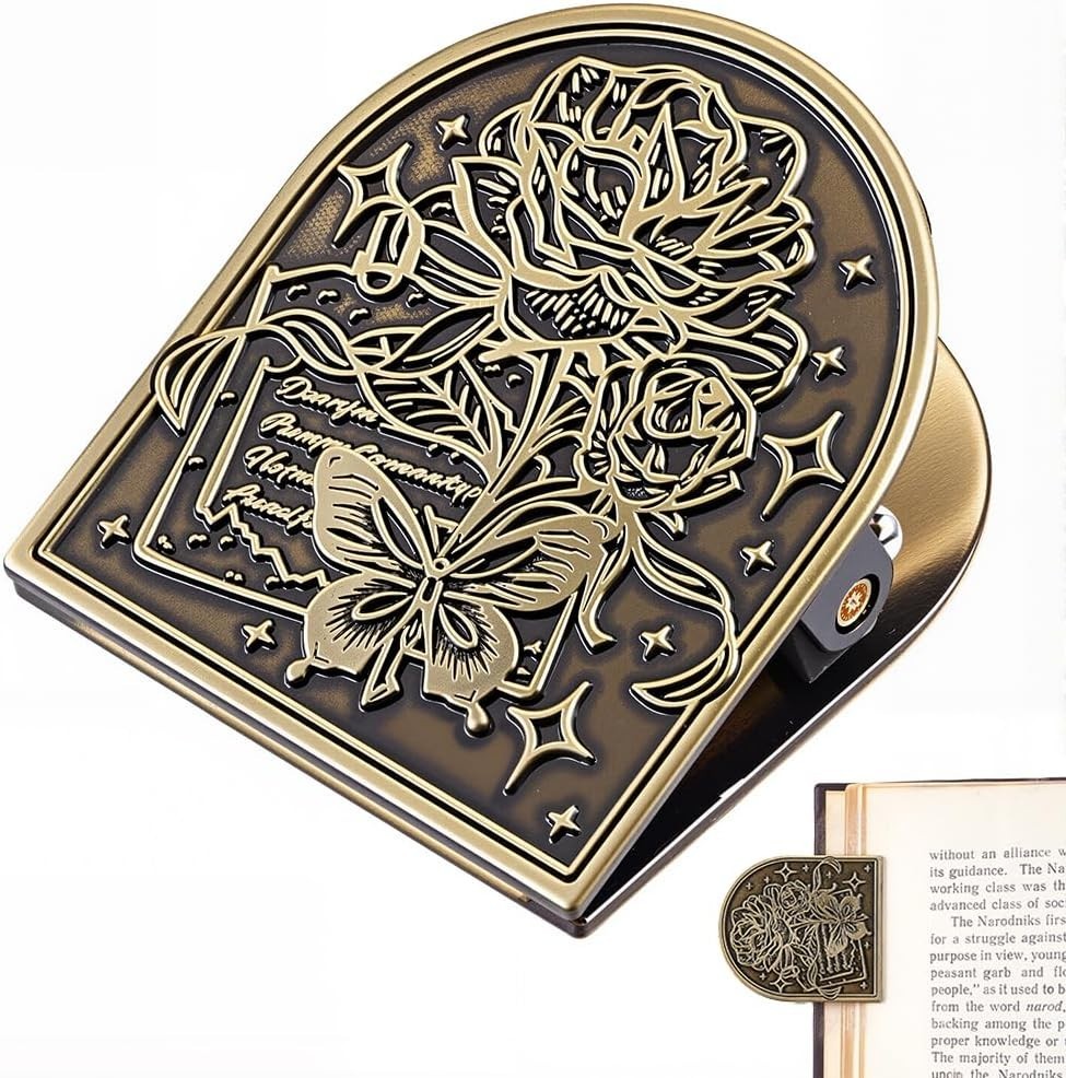 Travelers Notebook Clip Alloy Vintage Flower Butterfly Metal Decorative Journ…